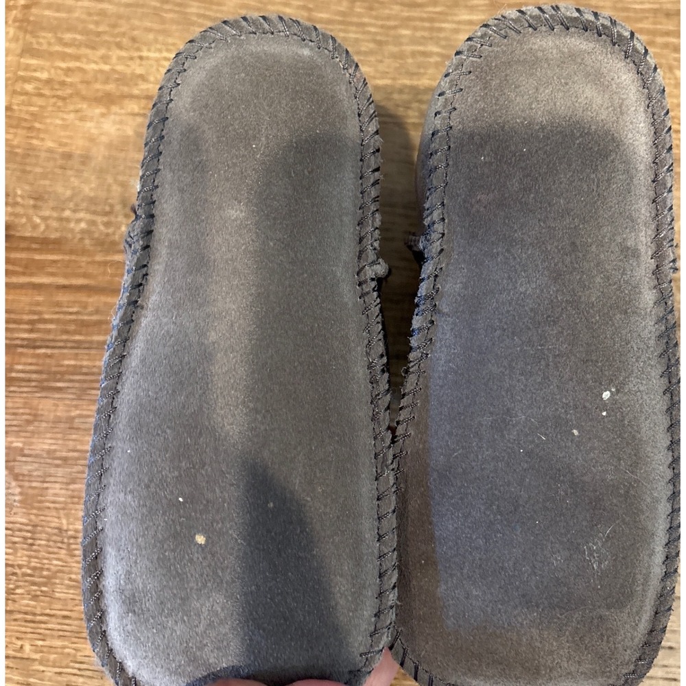UGG Erin gray fur bootie shoes Large toddler 7 - Picture 7 of 7